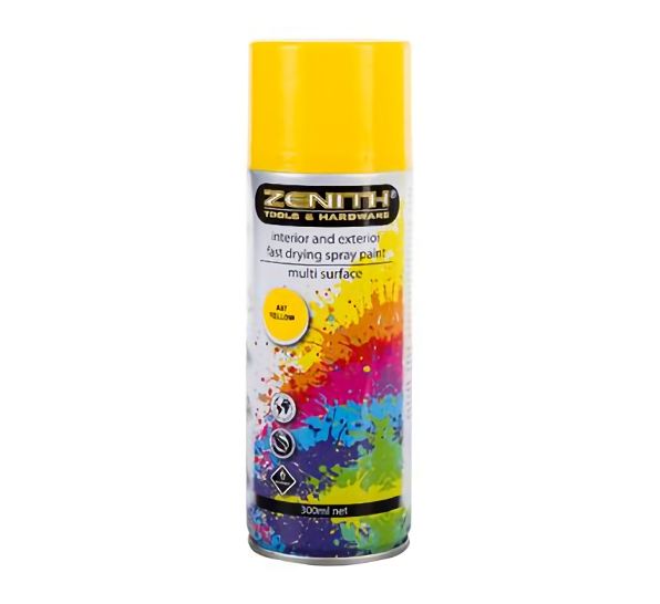 Bulk Pack 2 x SprayPaint Zenith 300ml Net Yellow Shop Today. Get it